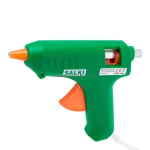 Pistola de silicona para pegado caliente, con 10 barras. Marca Zaratren. Ref: ESK 60 W