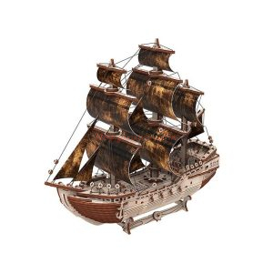 MR. Playwood - Barco Pirata "Mad Treasure", Madera Contrachapada, Kit de montaje, Ref: 59610111.