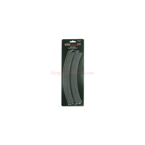 Dos tramos vía curva en viaducto R348-45º, Escala N. Kato Unitrack. Ref: 20-530.