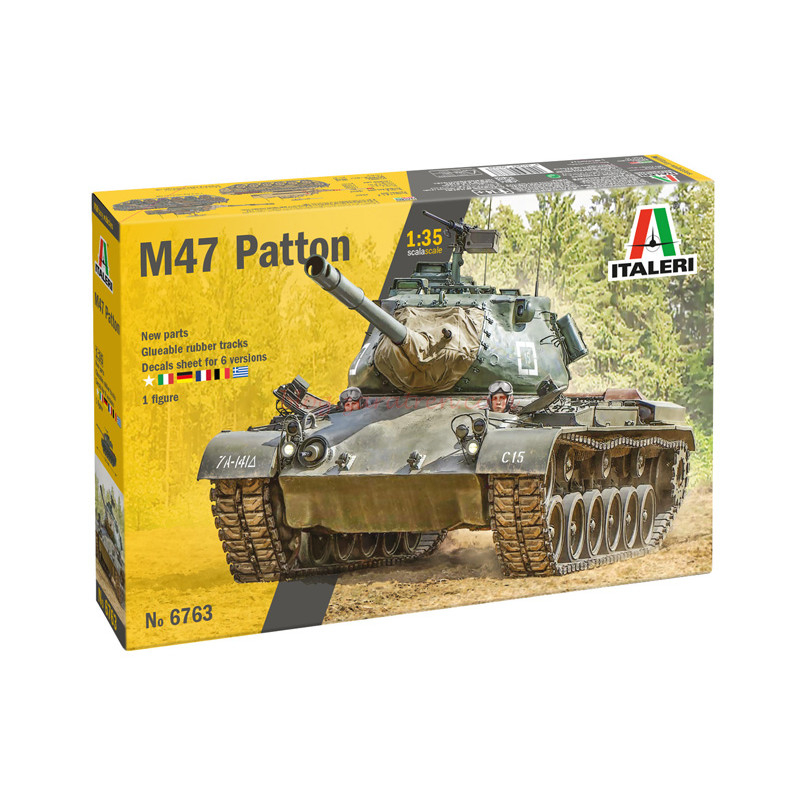 Italeri – Tanque M47 PATTON, Escala 1:35, Ref: 6763.