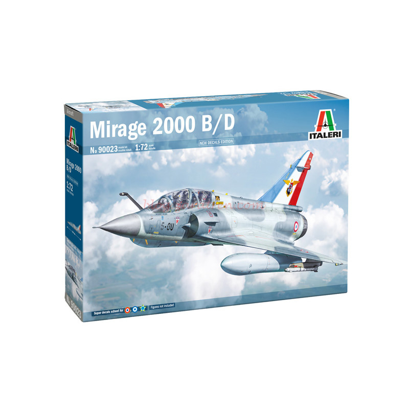 Italeri – Avión Mirage 2000 B/D, Escala 1:72, Ref: 90023.