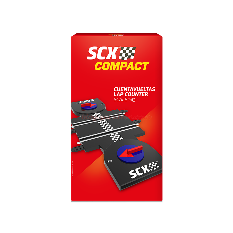 Scalextric – Pista Cuenta-vueltas Compact, para escala 1/43, Ref: C10475X200
