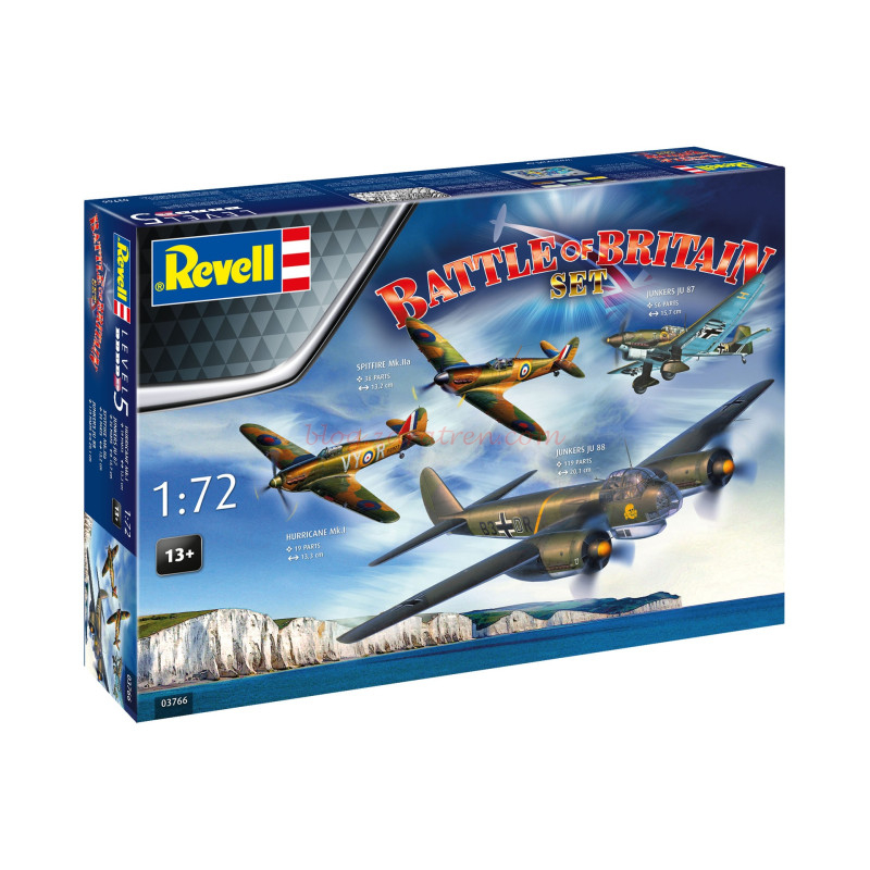Revell – Avión 85º aniversario de la Batalla de Inglaterra, Escala 1:72, Ref: 03766.