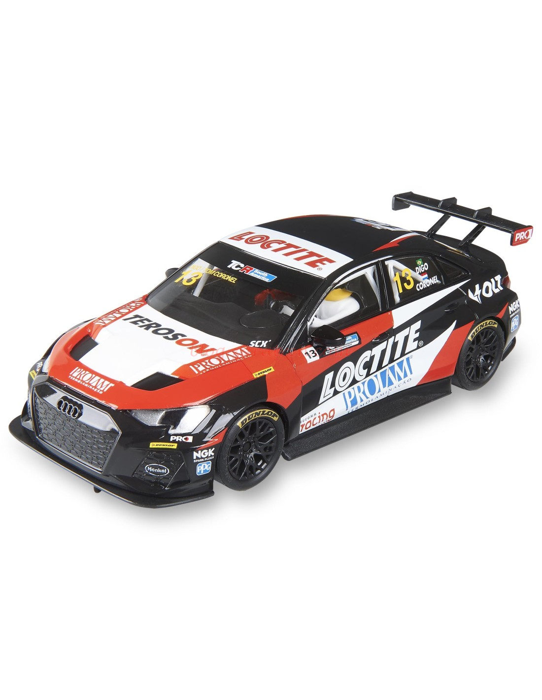 Scalextric – Audi RS3 LMS ‘TCR – Loctite’, Escala 1/43 ( Compact ), con luz, Ref: C10577S300.