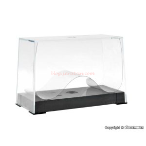 Kibri - Vitrina expositora para Camiones, coches, tractores, etc, Todas las escalas, 97 mm, Ref: 12068.