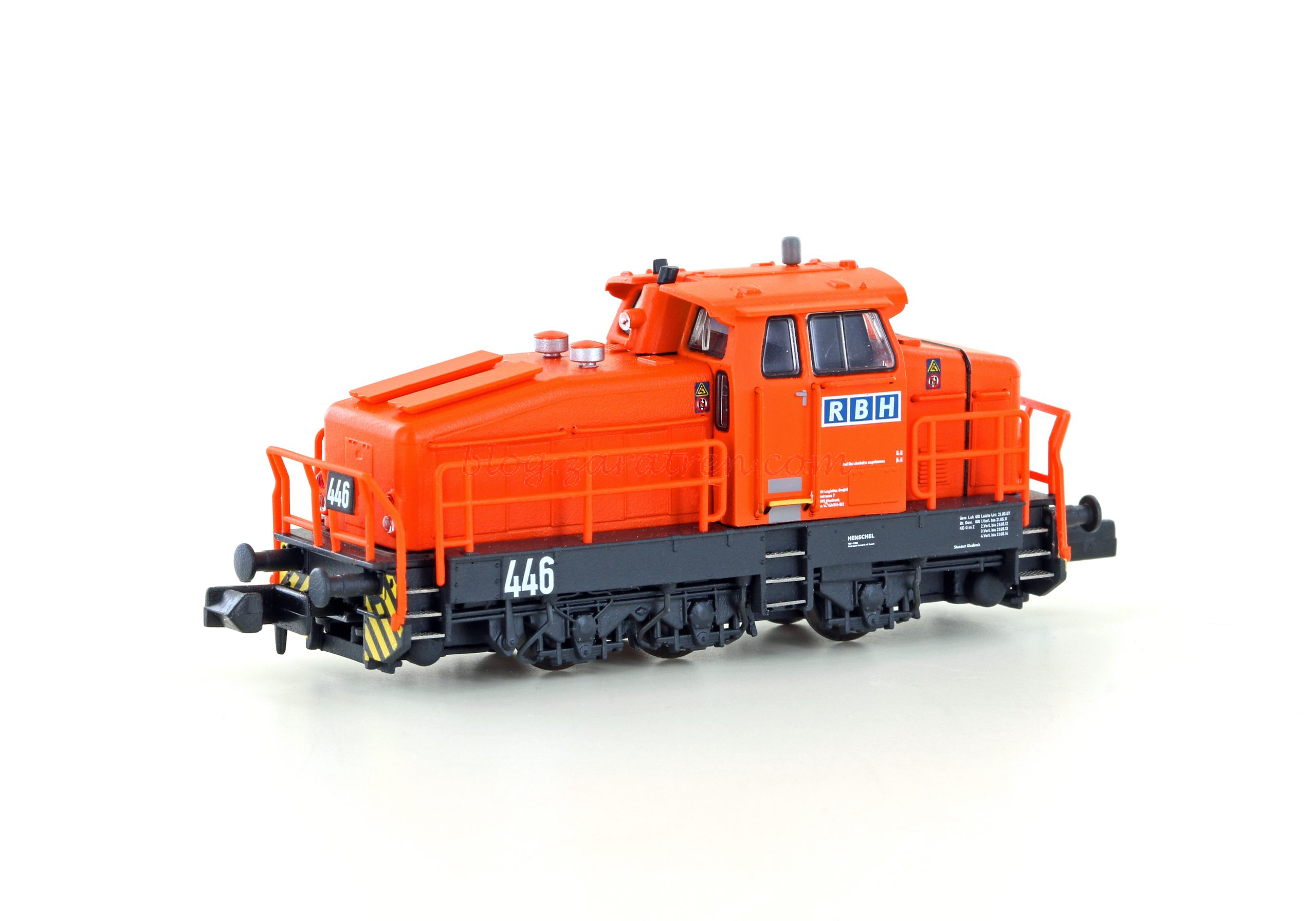 NME – Locomotora Diesel RBH DHG 500C, Color Naranja oscuro, Ep. VI, Digital, Escala N. Ref: 123600