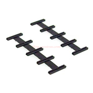 Kato - Conjunto de 10 eclipsas de plástico para vía flexible, Escala N. Ref: 24-811