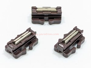 Kato - Conjunto de 20 eclipsas metálicas marrones, Escala N. Ref: 24-819