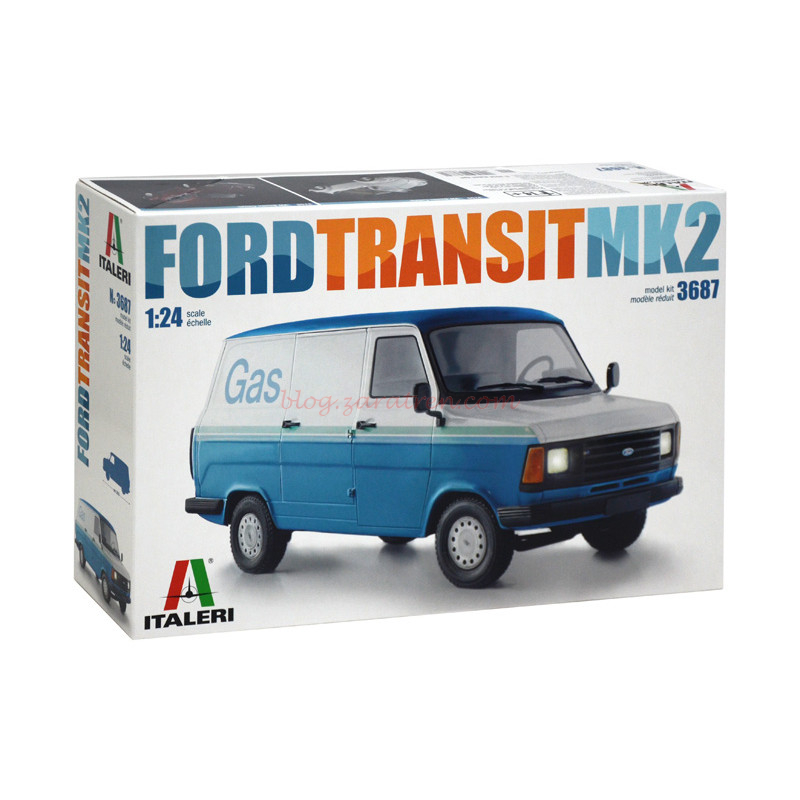 Italeri – Furgoneta Ford Transit Mk.2, Escala 1:24, Ref: 3687.