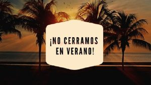 Zaratren NO cierra por vacaciones