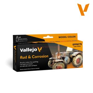 Vallejo - Set Rust & Corrosión, 8 colores, Botes de 18 ml. Ref: 70.262.