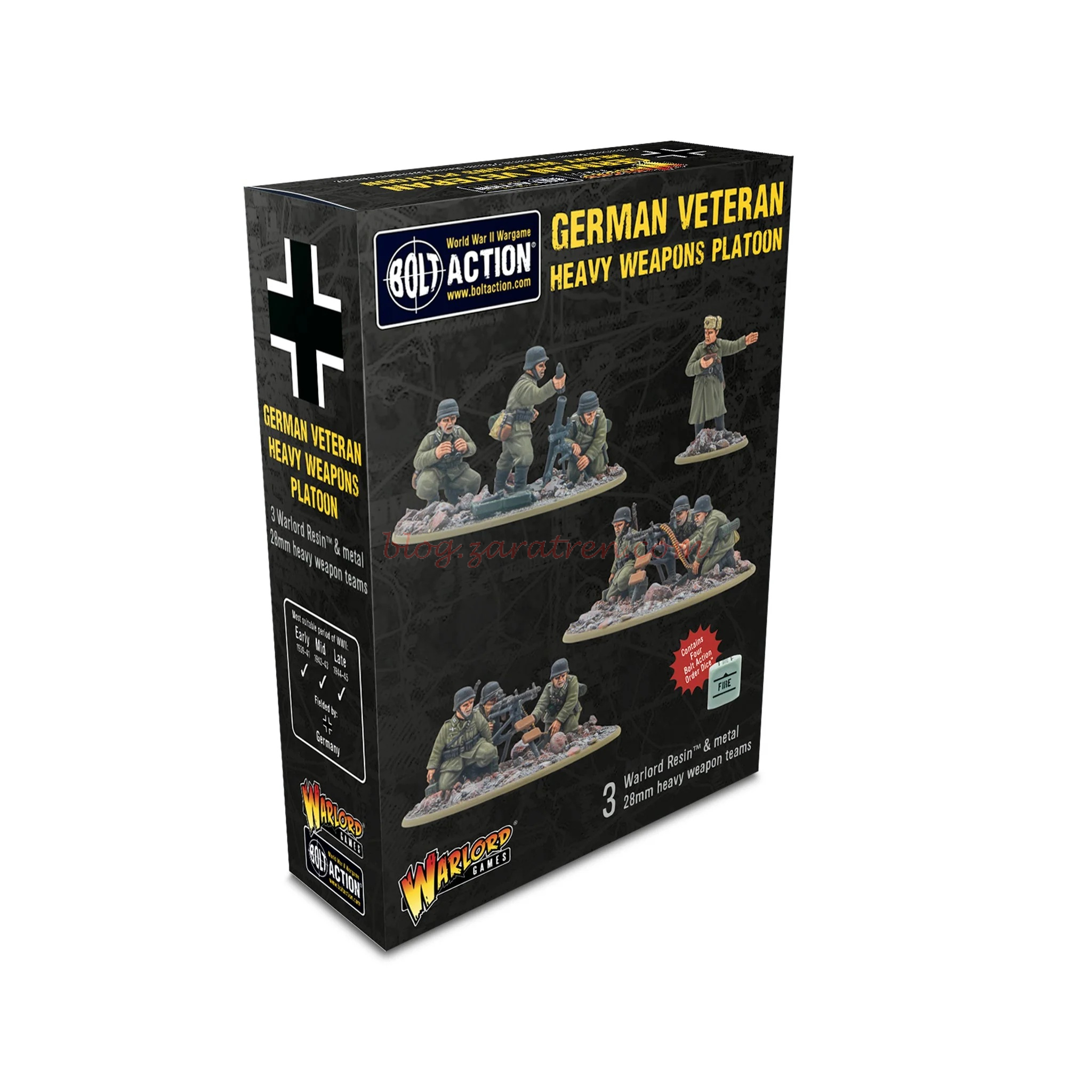 Warlord Games – German Veteran Infantry Heavy Weapons Platoon. Ref: 402412014.