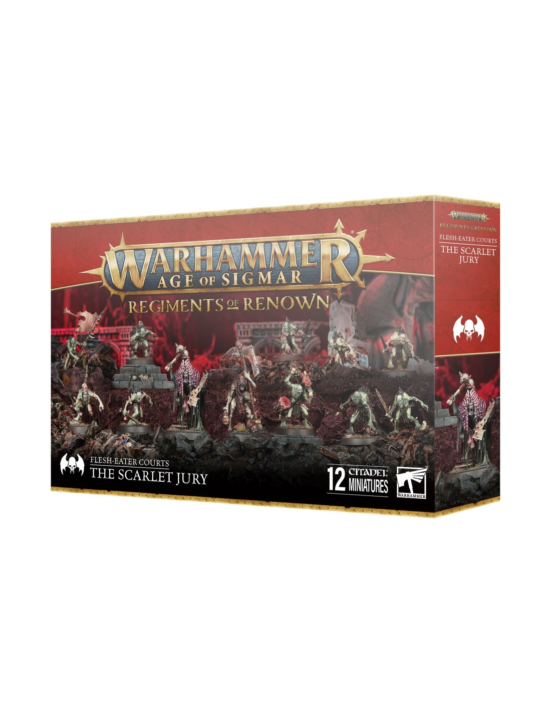 Warhammer, Flesh- Eater Courts: El jurado escarlata, 12 unidades. Ref: 91-89.