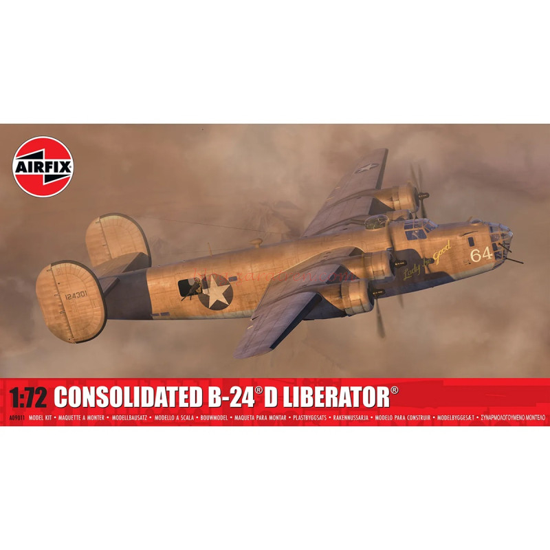 Airfix – Avión Liberador Consolidado B-24D, Escala 1:72, Ref: A09011.