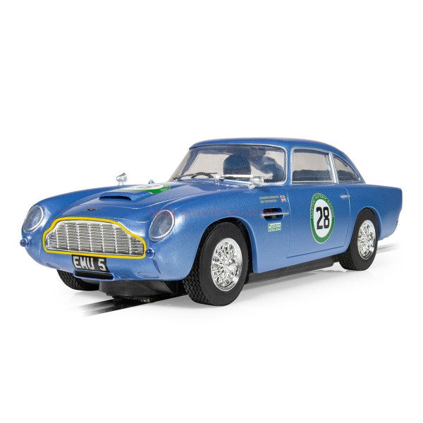 Superslot – Aston Martin DB5 Azul Amarillo Carreras GT, Escala 1/32. Ref: H4599