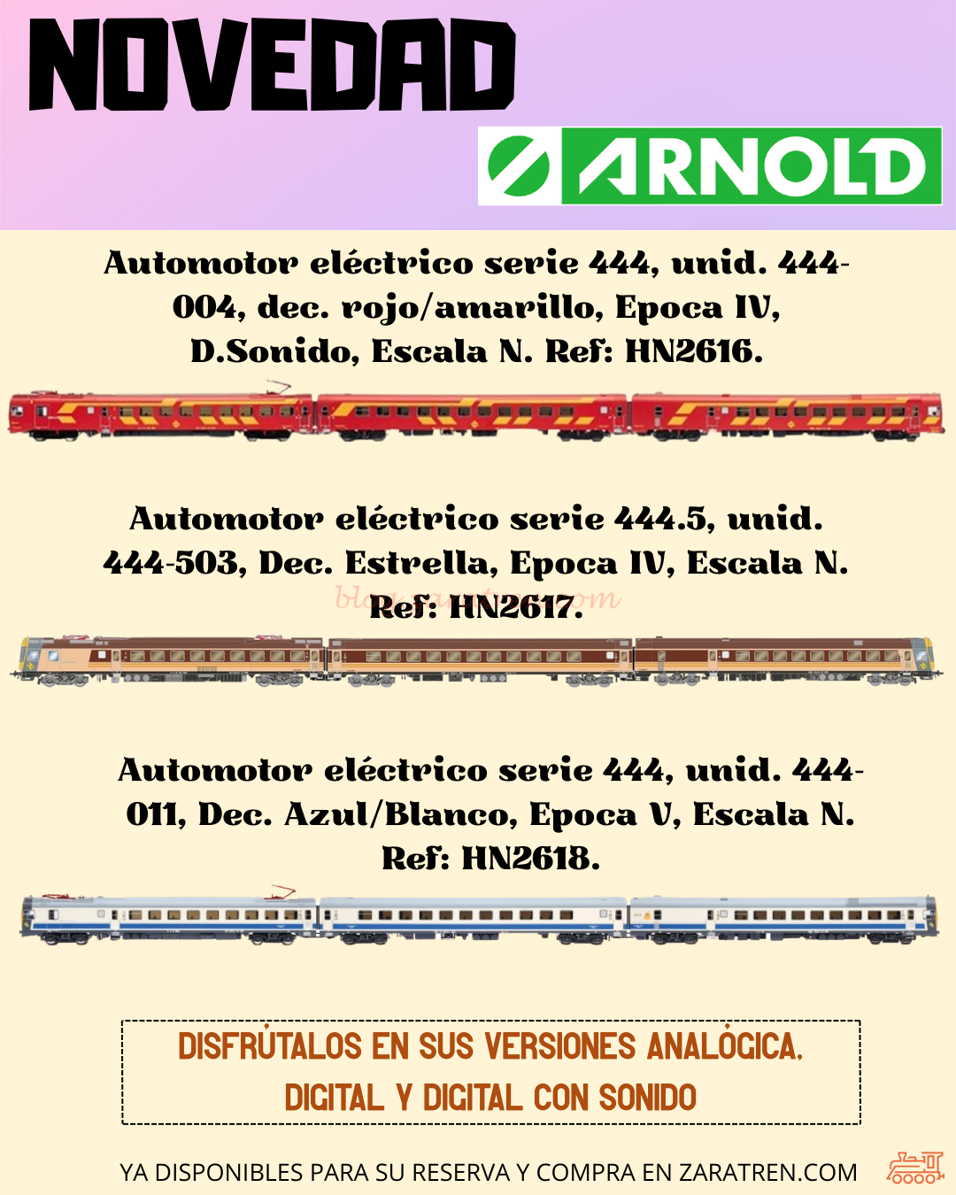Novedad Arnold Serie 444 en N
