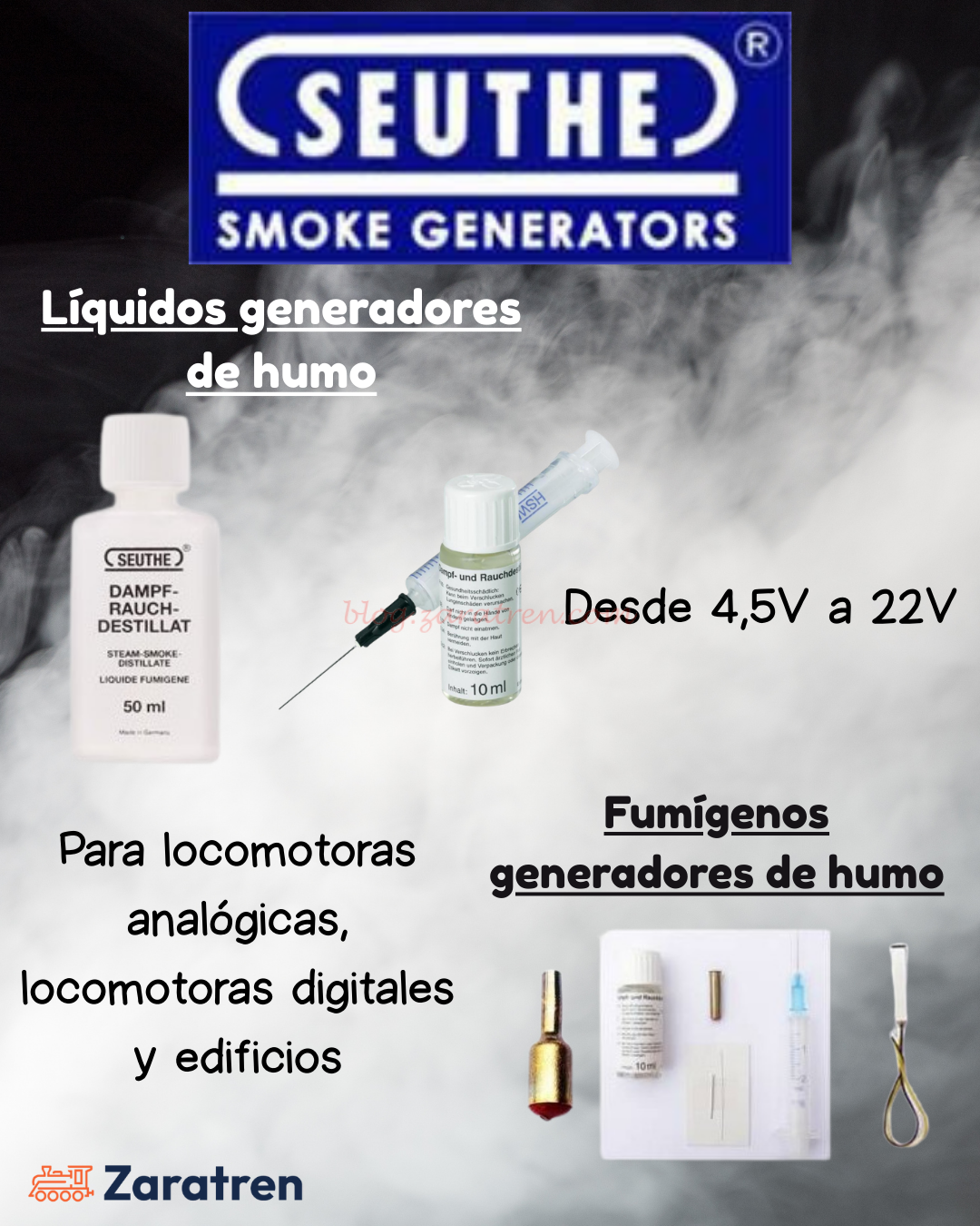 Generadores de efecto de Humo Seuthe.