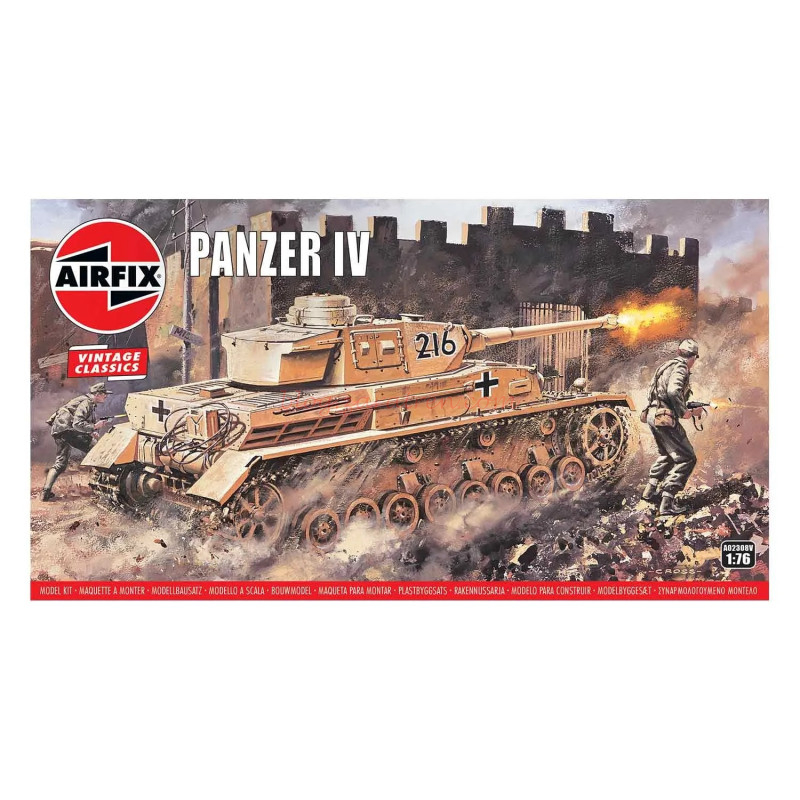 Airfix – Tanque Panzer IV, Escala 1:76, Ref: A02308V.