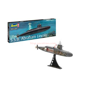 Revell - Submarino S.S.B. Abraham Lincoln, Escala 1:253, Ref: 05185.
