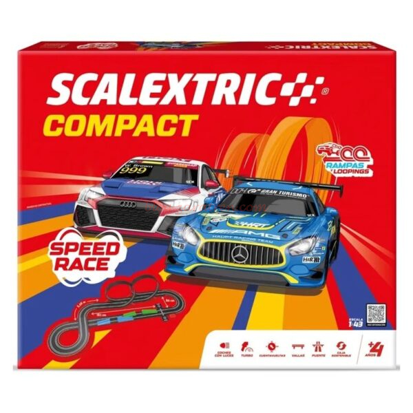 Scalextric – Speed Race, Escala 1/43 Compact, Ref: C10584S500.