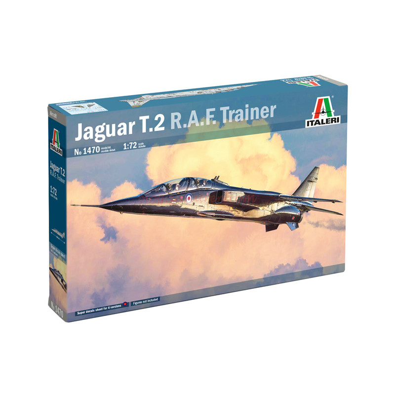Italeri – Avión Jaguar T.2, De Entrenamiento de la RAF, Escala 1:72, Ref: 1470.