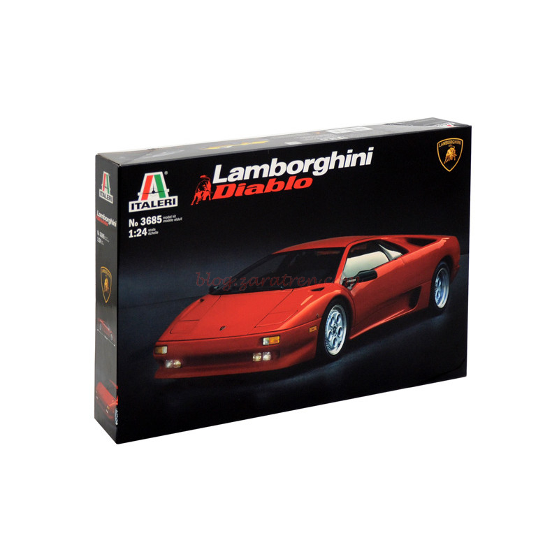 Italeri – Coche Lamborghini Diablo, Escala 1:24, Ref: 3685.