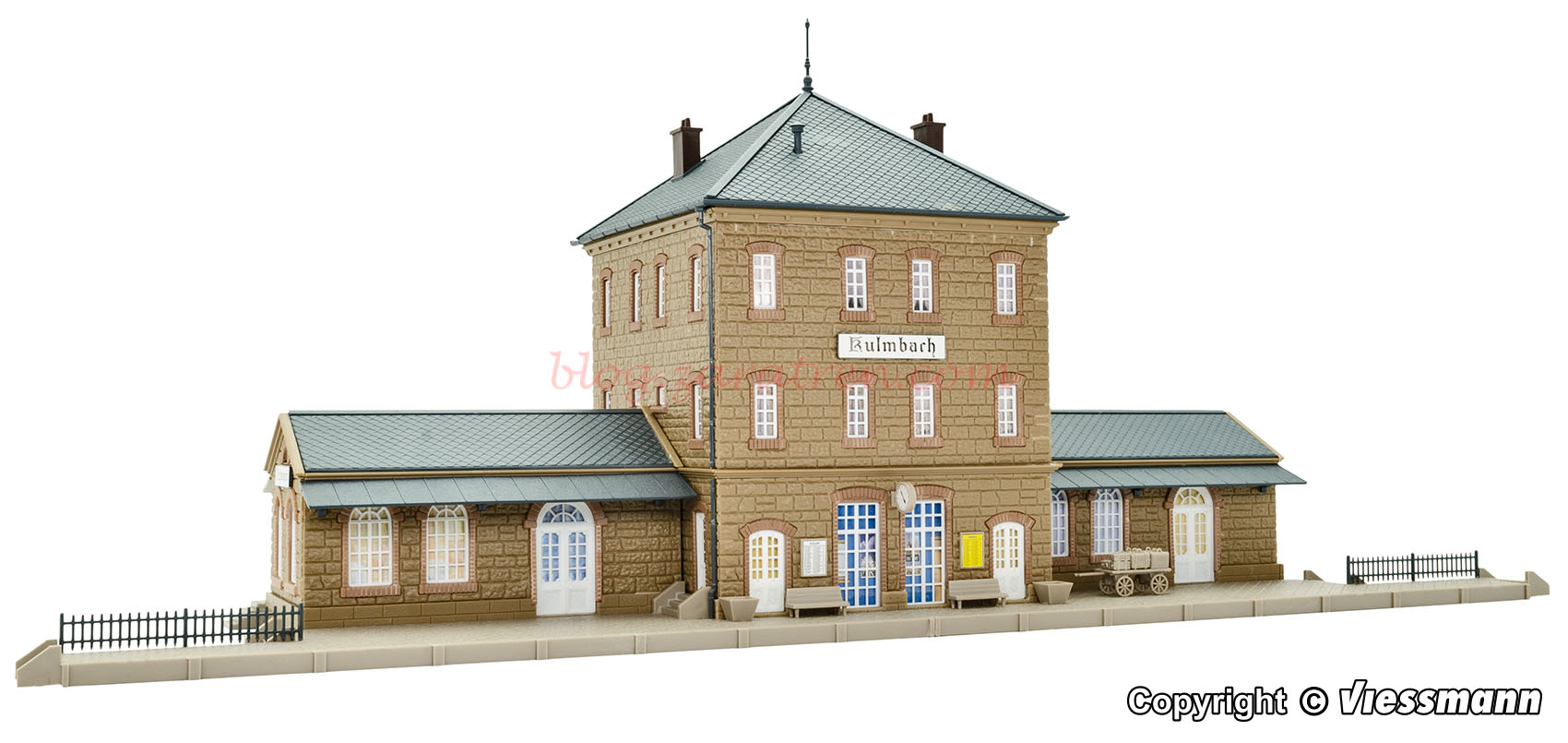 Vollmer – Estación de Kulmbach, Epoca I, Escala H0. Ref: 43451