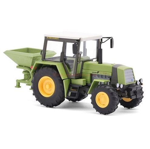 Busch – Tractor Progress ZT 323 A con esparcidor de fertilizantes, Escala H0, Ref: 50424.