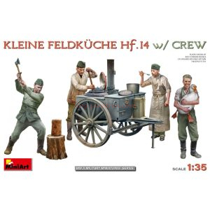 Miniart Models - Kleine Feldküche Hf.14 con Tripulación, Escala 1:35, Ref: 53011.