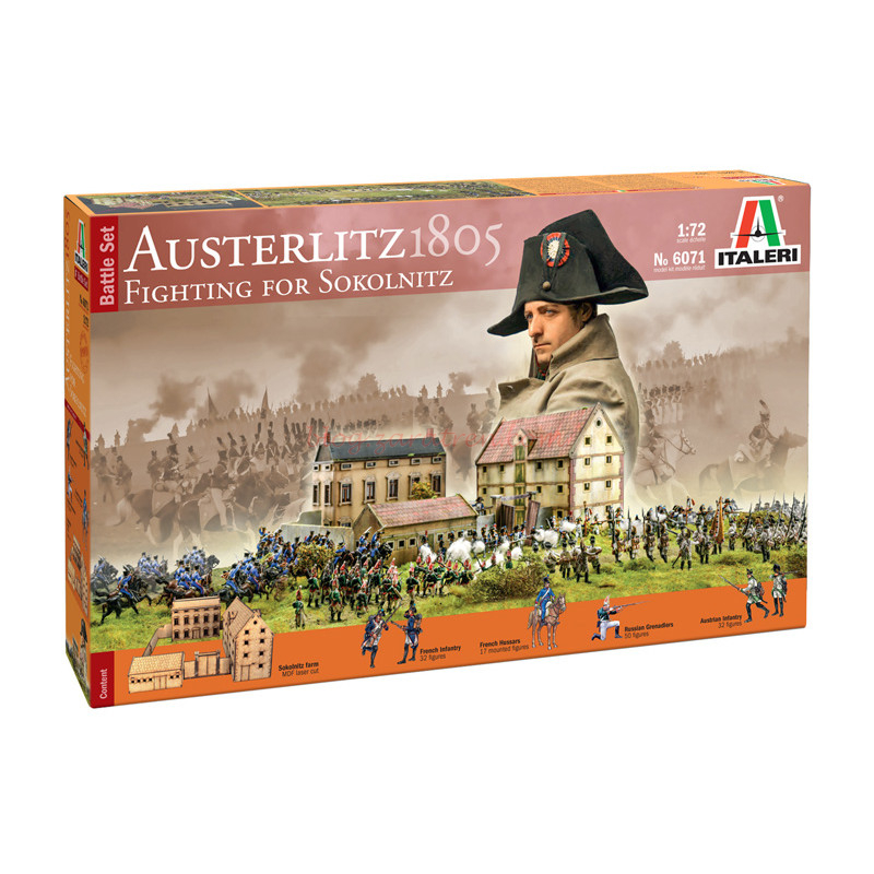 Italeri – Set Austerlitz 1805 – Conjunto De Batalla, Escala 1:72, Ref: 6071.