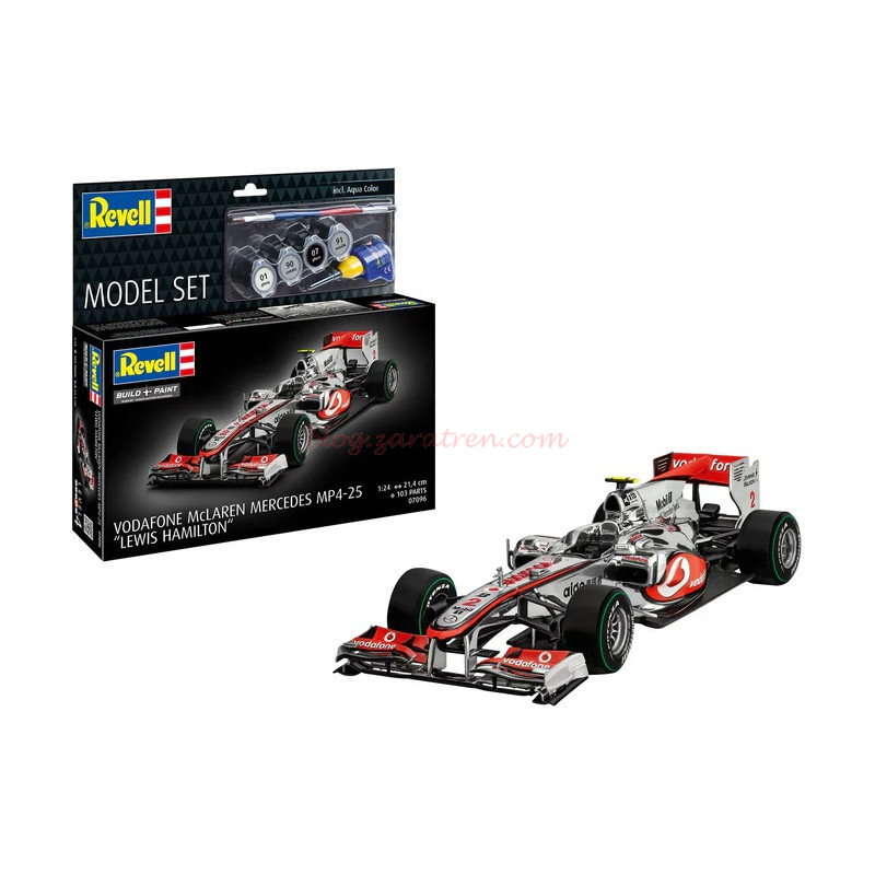 Revell – Coche McLaren Mercedes MP4-25 «L. Hamilton», Escala 1:24, Ref: 67096.