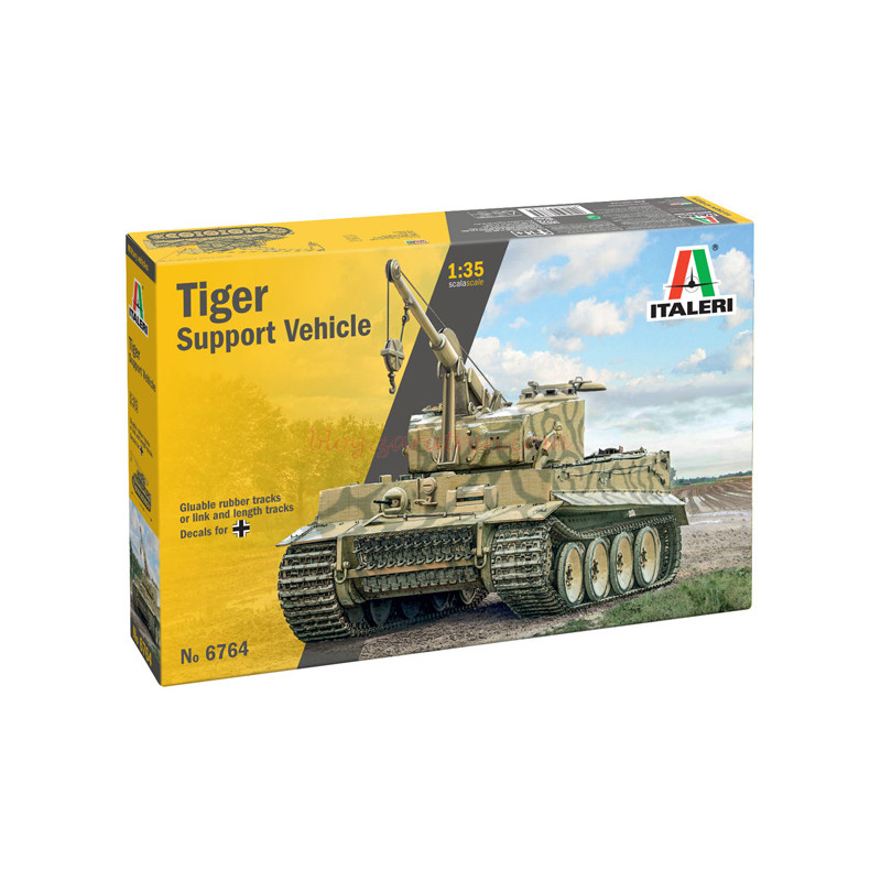 Italeri – Vehículo de Apoyo Tigre, Escala 1:35, Ref: 6764.