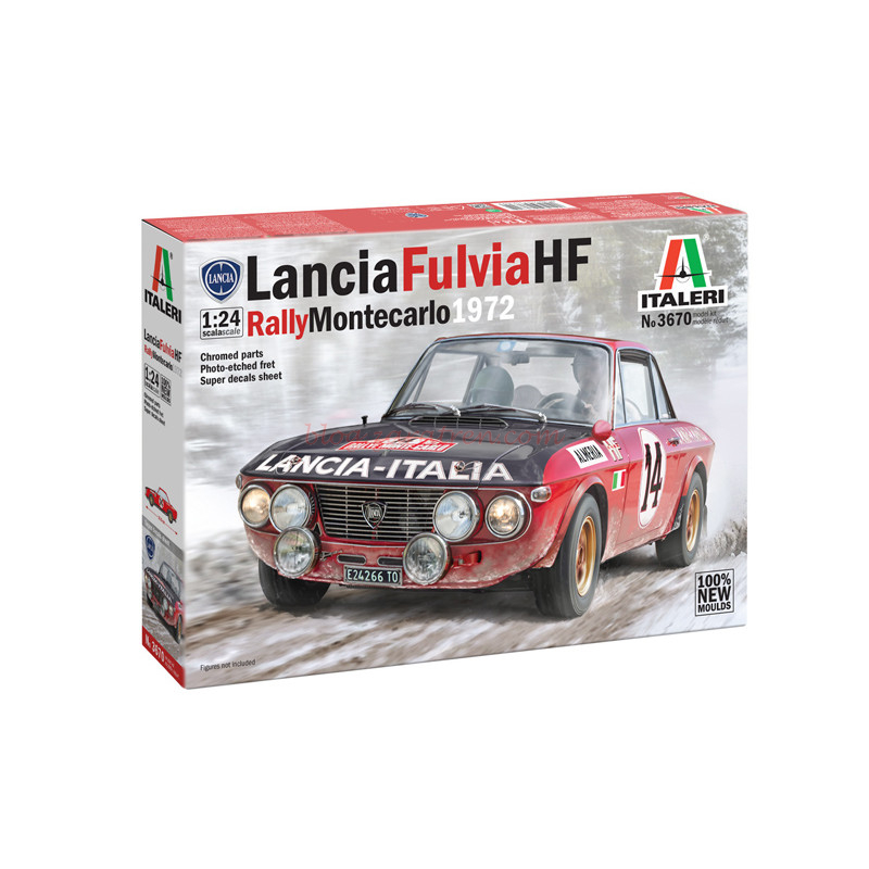 Italeri – Coche Lancia Fulvia HF Rally, Escala 1:24, Ref: 3670.