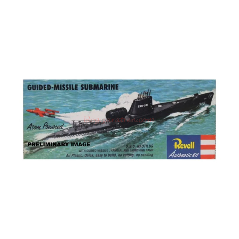Revell – Submarino Modelo U.S.S. Nautilus, Escala 1:305, Ref: 65184.