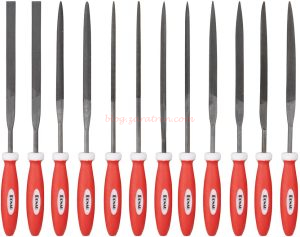 Donau Elektronik - Conjunto de 12 escofinas (limas) para madera, Ref: M58