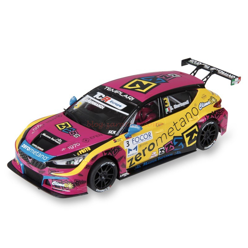 Scalextric – Cupra León Competición – Zero Metano, Escala 1/32, Ref: U10559S300