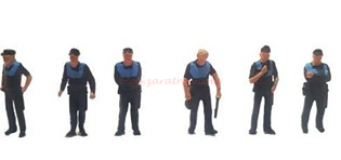 Aneste – Policías municipales, 6 Figuras, Escala H0. Ref: 4214-1.