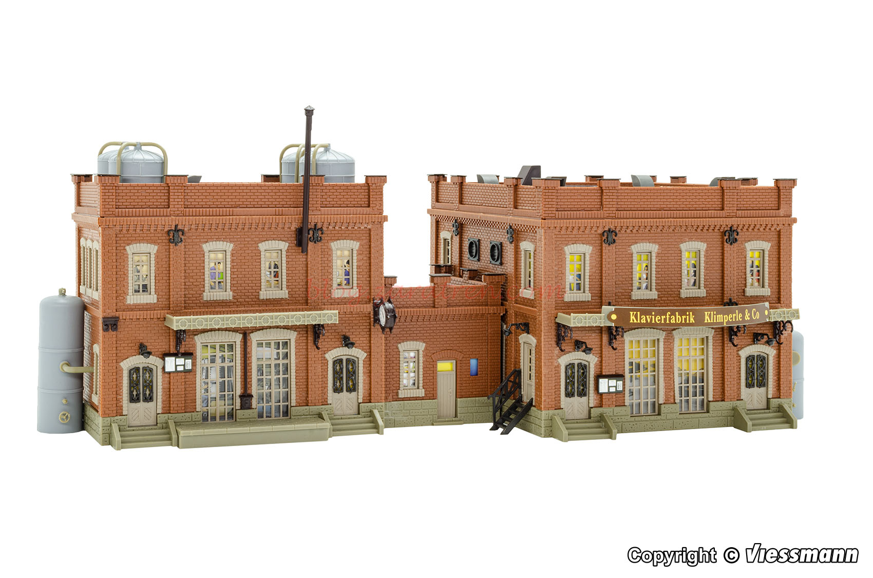 Vollmer – Fabrica de pianos Klimperle & Co, Epoca II, Escala H0, Ref: 45613.