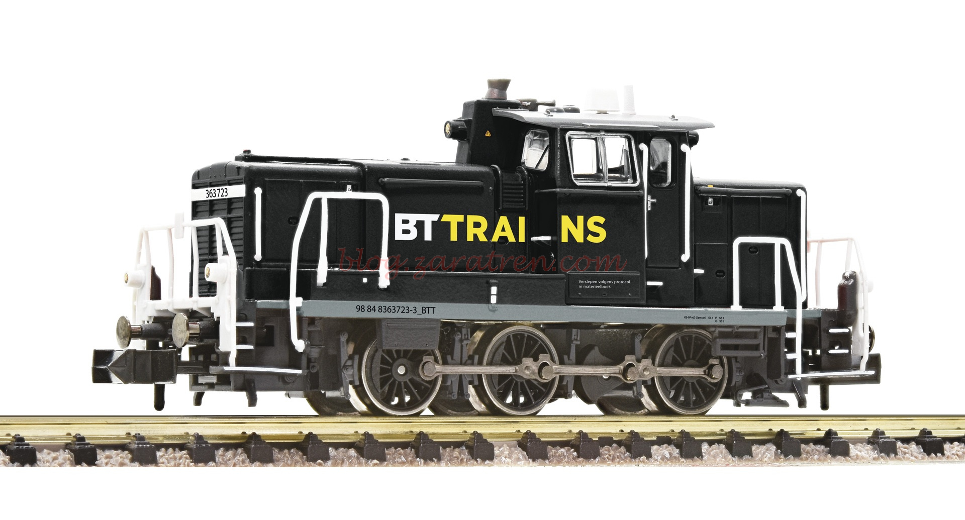 Fleischmann – Locomotora diésel Clase 363 723-3, BT Trains, Digital, Epoca VI, Escala N, Ref: 7370013.