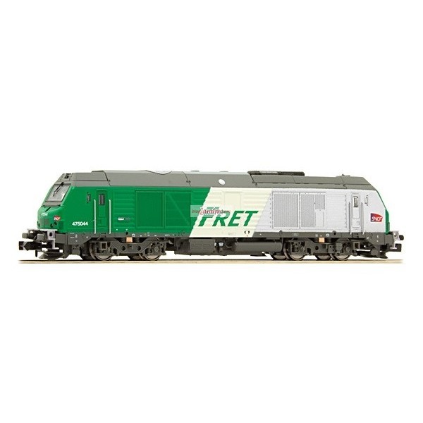 Rocky-Rail – Locomotora Diésel Alstom Prima SNCF, Fret verde, Escala N, Ref: RR475008, RR475044, NEM 651