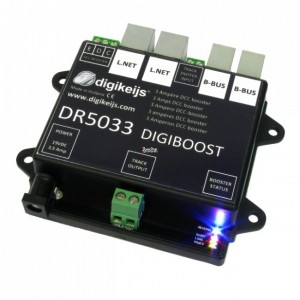 Digikeijs – Booster DCC de 3 amperios, con fuente de Alimentación conmutada, Ref: DR5033.