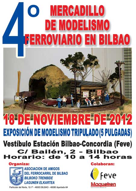 Mercadillos – Zaratren estará en el mercadillo de Bilbao el 18 de Noviembre de 2012