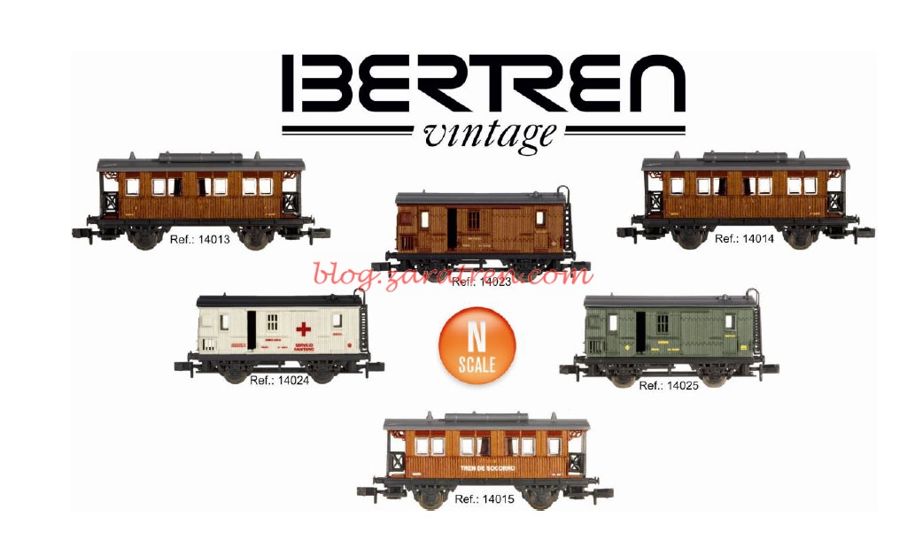 Ibertren – Nueva serie Vintage 2, basada en la utilización de los moldes y utillajes originales de los años 70’s, Escala N