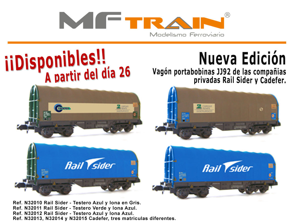 Novedad – MFTRAIN anuncia lanzamiento bobineros el 26 de Julio