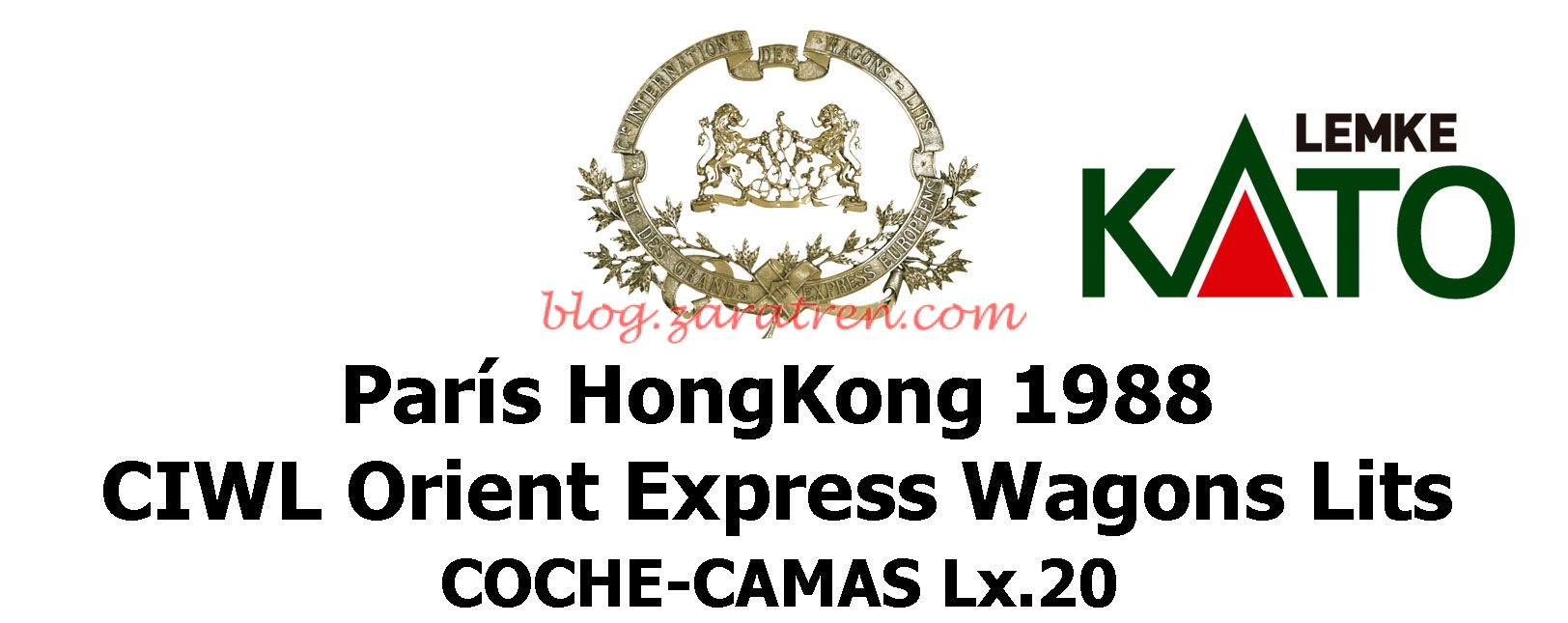 Lemke/kato – Vagón CIWIL Orient Express Wagon lits COCHE-CAMAS Lx.20 , Ref: K23312, Escala N
