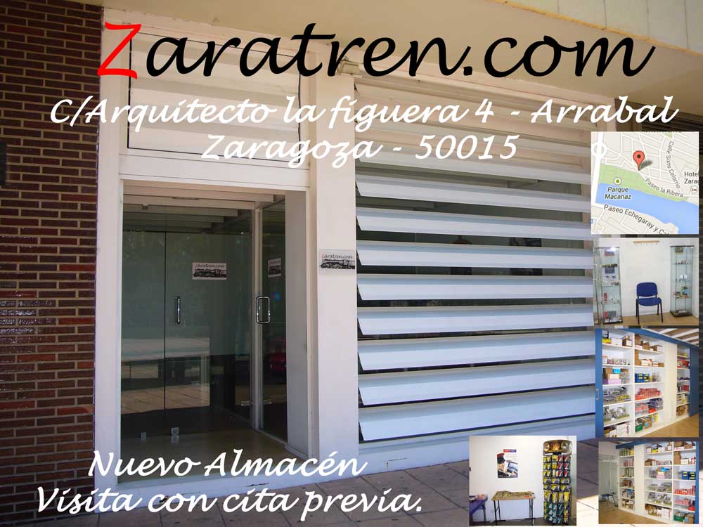 Zaratren – Nuevo Local-Almacén para atender a los clientes de zaratren.com