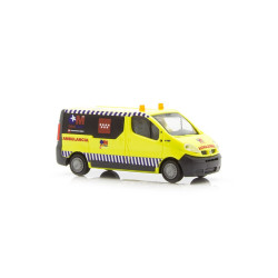 Ford Transit Ambulancia de la Comunidad de Madrid, Escala H0, Rietze, Ref: 51389.