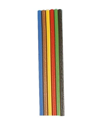 Cable De 6 Hilos Az Ma Am Ro Ve Ng Para Instalacion De Maquetas 0 14 Mm 5 Metros Marca Brawa Ref 3186