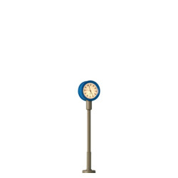 Reloj de Anden, En zocalo, iluminado, 50 mm, Escala H0. Marca Brawa, Ref: 84053.